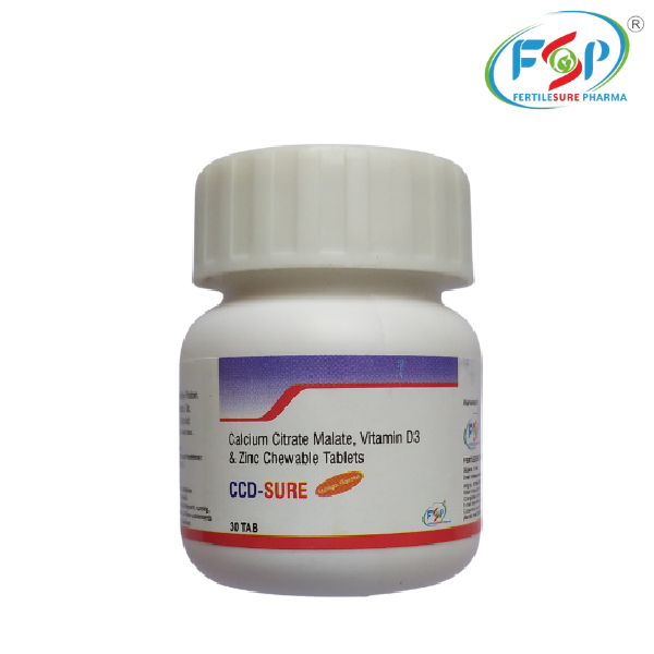 CCD-SURE BOTTLE (Calcium Citrate Malate 500mg Chewable Tablet)