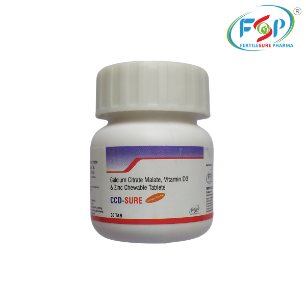CCD-SURE (bottle) Calcium citrate malate 500mg chewable tablet for women