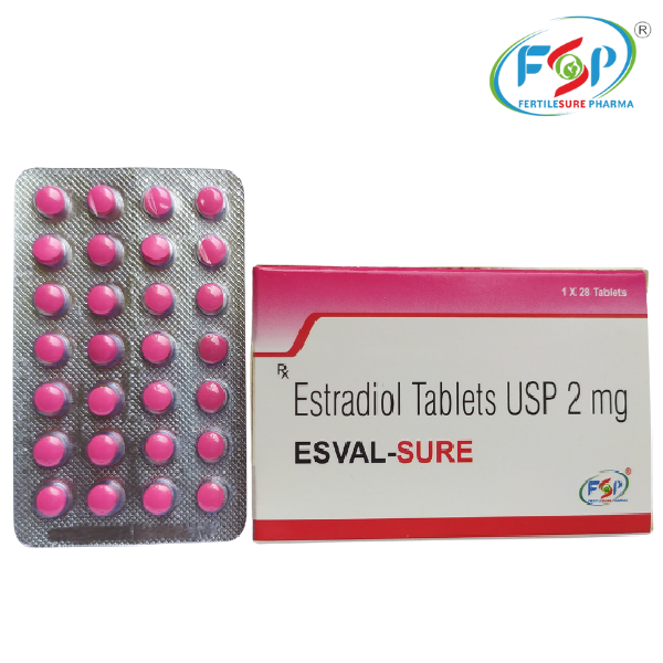 ESVAL-SURE (Estradiol Hemihydrate 2 mg Tablet)