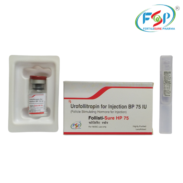 FOLLISTI-SURE HP (Urofollitropin 75 IU Injection) for controlled ovarian stimulation