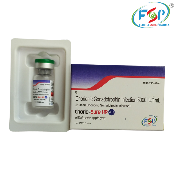 CHORIO-SURE HCG 5000 IU AQUA injection for luteal phase and pregnancy care