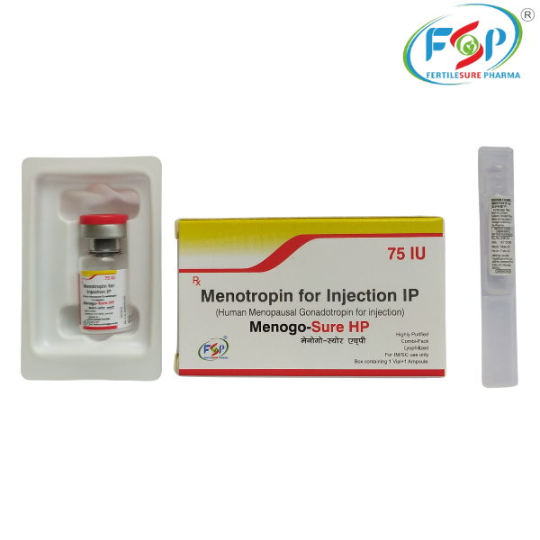Menotropin injection IP 75 IU Menotropin injection IP 75 IU) hormonal injection for women