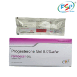 Progesterone 8% gel FSPROGEST for transdermal hormonal support