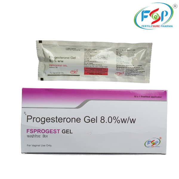 Progesterone 8% gel FSPROGEST for transdermal hormonal support