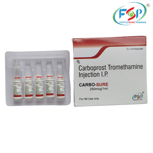Carboprost Tromethamine 250 mcg Injection for uterine atony and hemorrhage control