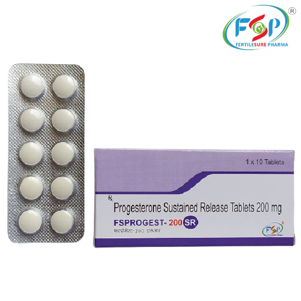 FSPROGEST 200 SR (Progesterone Sustained 200 MG Tablet)