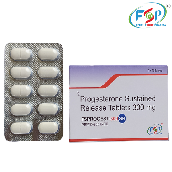 FSPROGEST 300 SR (Progesterone Sustained 300 MG Tablet)