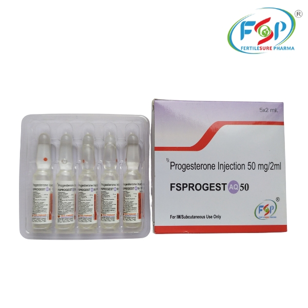 FSPROGEST AQ 50 (Progesterone Aqua 50mg Injection) by FertileSure Pharma