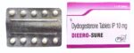 Dydrogesterone 10mg oral tablet used in hormone therapy and pregnancy support