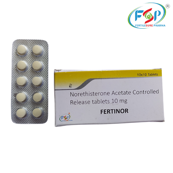 Norethisterone 10 Mg tablet with Norethisterone Acetate 10mg controlled release for hormonal treatment