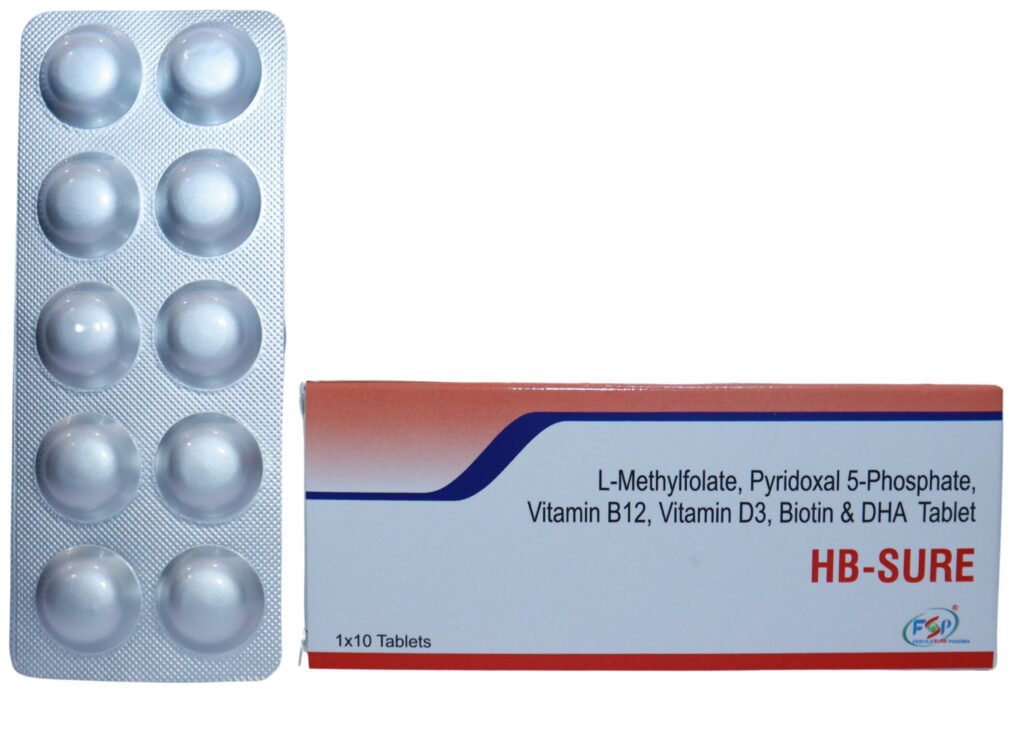 HB-SURE L (Methylfolate, Pyridoxal 5 Phosphate) for pregnancy