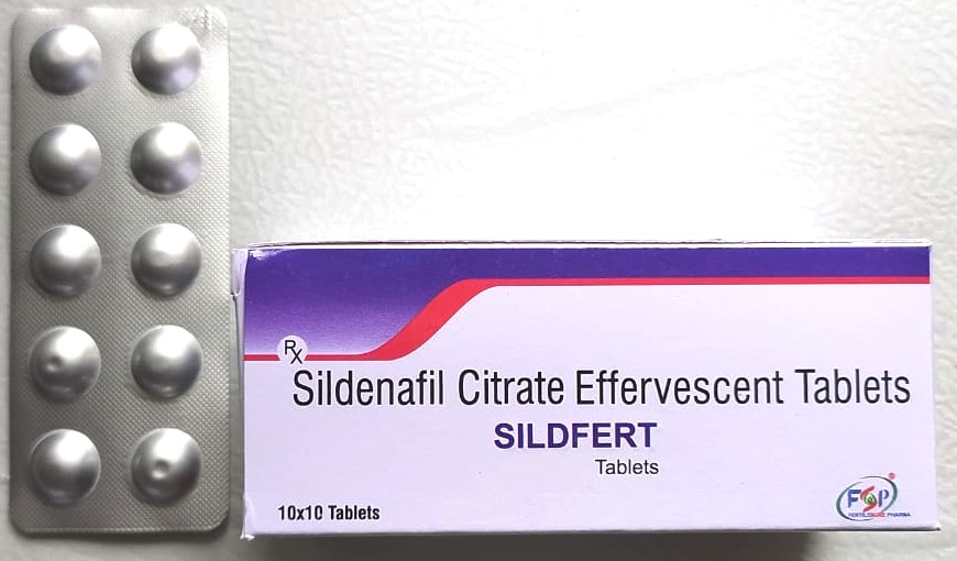Sildenafil 25mg SILDFERT tablet to support erectile function